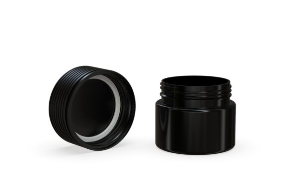 Chubby Gorilla|2oz Black Jar W/ Spiral CR Black Cap - Image 4