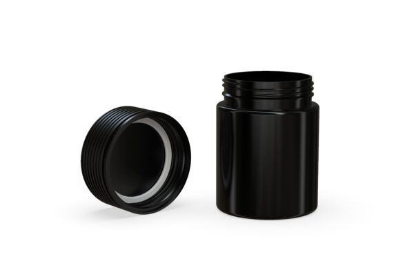 Chubby Gorilla|4oz Black Jar W/ Spiral CR Black Cap - Image 4
