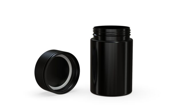 Chubby Gorilla|5oz Black Jar W/ Spiral CR Black Cap - Image 4