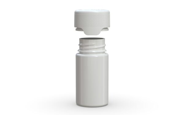 Chubby Gorilla|60mlm White Bottles W/ Aviator CR White Cap - Image 3