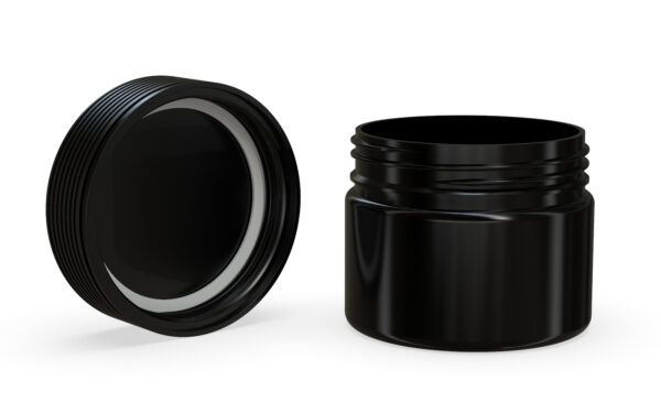 Chubby Gorilla|10oz Black XL Jar W/ Spiral CR Black Cap - Image 4