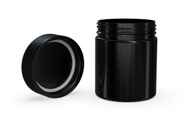 Chubby Gorilla|18.5oz Black XL Jar W/ Spiral CR Black Cap - Image 4
