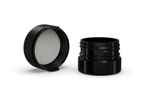 Chubby Gorilla|1oz Black Container W/ Aviator CR Black Cap - Image 2