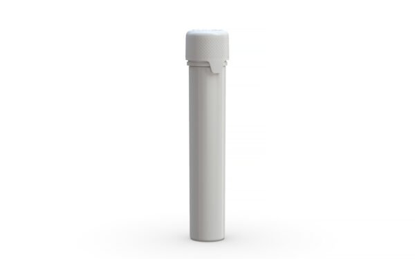 Chubby Gorilla|25x100mm White Flat Bottom Tube W/ Aviator CR White Cap - Image 2
