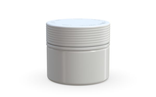 Chubby Gorilla|10oz White XL Jar W/ Spiral CR White Cap - Image 2