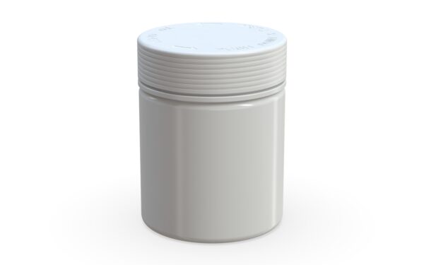 Chubby Gorilla|18.5oz White XL Jar W/ Spiral CR White Cap - Image 2