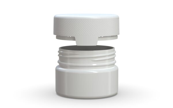 Chubby Gorilla|7.5oz White XL Container W/ Aviator CR White Cap - Image 3