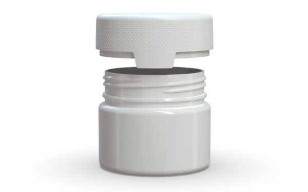 Chubby Gorilla|10oz White XL Container W/ Aviator CR White Cap - Image 3
