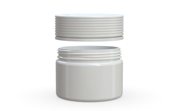 Chubby Gorilla|10oz White XL Jar W/ Spiral CR White Cap - Image 3