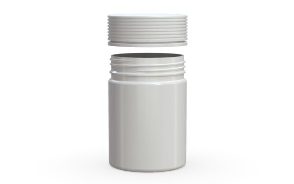 Chubby Gorilla|21.5oz White XL Jar W/ Spiral CR White Cap - Image 3