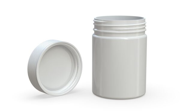 Chubby Gorilla|21.5oz White XL Jar W/ Spiral CR White Cap - Image 4
