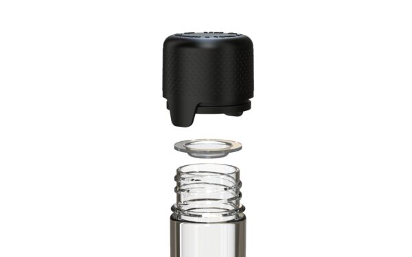 Chubby Gorilla|25x100mm Clear Flat Bottom Tube W/ Aviator CR Black Cap - Image 5