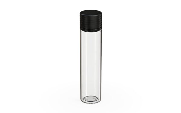 Chubby Gorilla|25x95mm Clear Tube W/ Spiral CR Black Cap - Image 2
