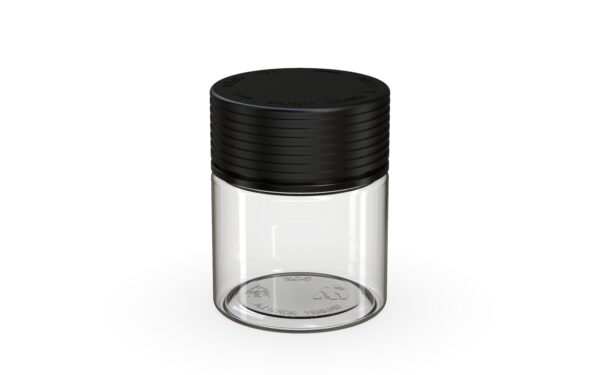 Chubby Gorilla|3oz Clear Jar W/ Spiral CR Black Cap - Image 2