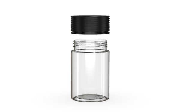 Chubby Gorilla|5oz Clear Jar W/ Spiral CR Black Cap - Image 3