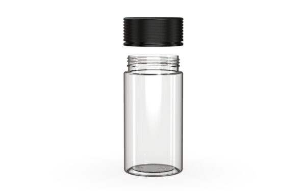 Chubby Gorilla|6oz Clear Jar W/ Spiral CR Black Cap - Image 3