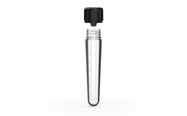 Chubby Gorilla|25x100mm Clear Tube W/ Aviator CR Black Cap - Image 3