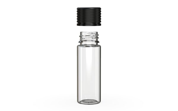 Chubby Gorilla|25x65mm Clear Tube W/ Spiral CR Black Cap - Image 3