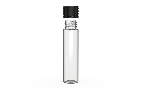 Chubby Gorilla|25x95mm Clear Tube W/ Spiral CR Black Cap - Image 3