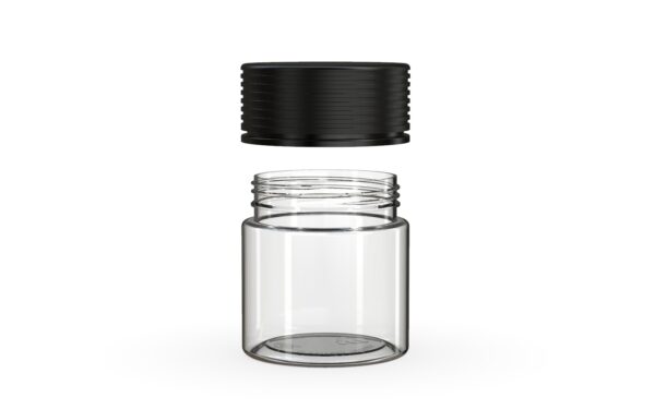 Chubby Gorilla|3oz Clear Jar W/ Spiral CR Black Cap - Image 3