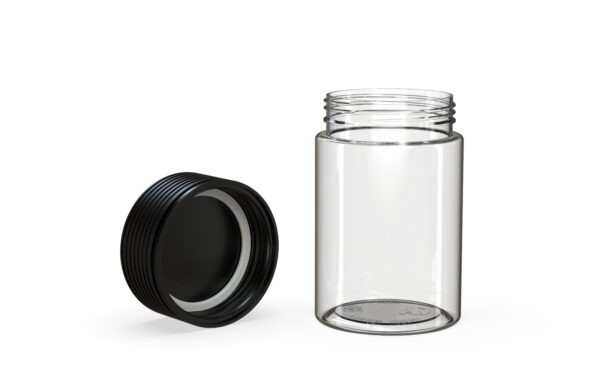 Chubby Gorilla|5oz Clear Jar W/ Spiral CR Black Cap - Image 4