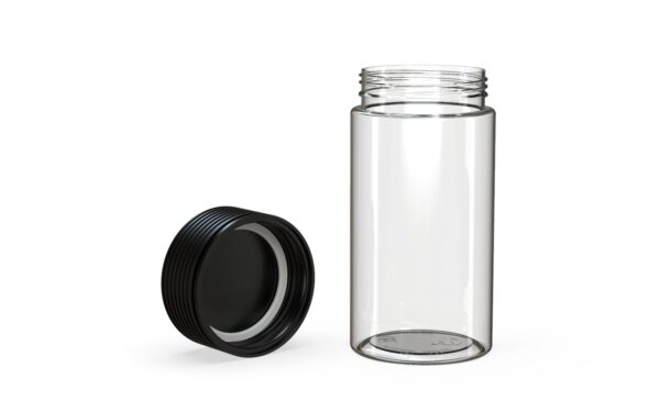 Chubby Gorilla|6oz Clear Jar W/ Spiral CR Black Cap - Image 4