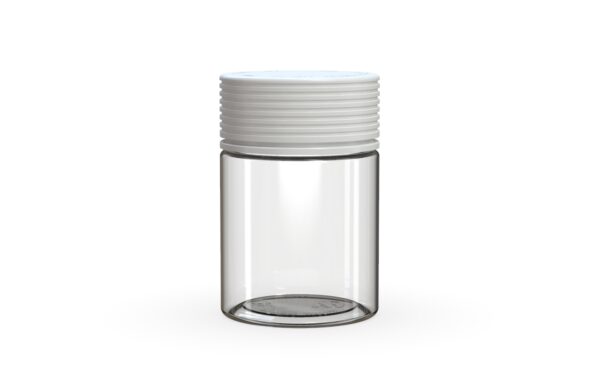 Chubby Gorilla|4oz Clear Jar W/ Spiral CR White Cap