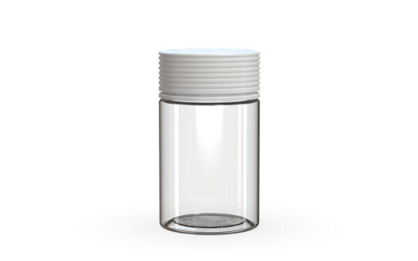 Chubby Gorilla|5oz Clear Jar W/ Spiral CR White Cap