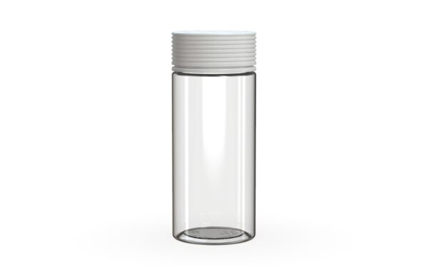 Chubby Gorilla|8oz Clear Jar W/ Spiral CR White Cap