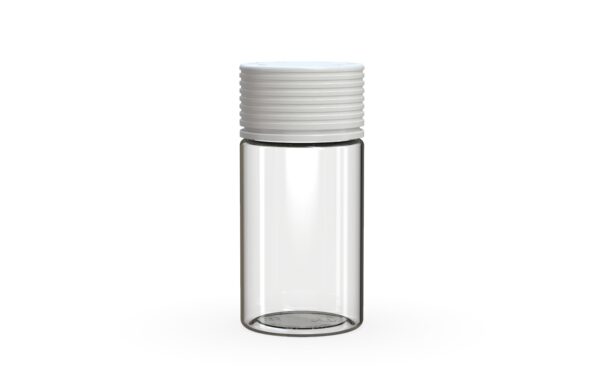 Chubby Gorilla|60mlm Clear Bottles W/ Spiral CR Black Cap