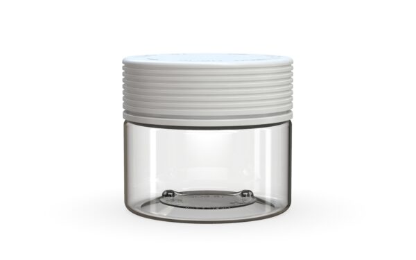 Chubby Gorilla|10oz Clear XL Jar W/ Spiral CR White Cap