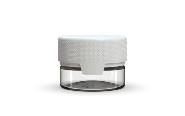 Chubby Gorilla|1oz Clear Container W/ Aviator CR White Cap