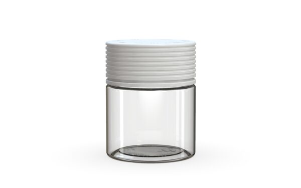 Chubby Gorilla|3oz Clear Jar W/ Spiral CR White Cap
