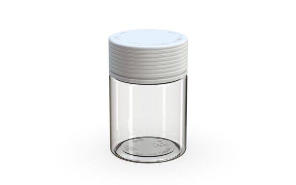 Chubby Gorilla|4oz Clear Jar W/ Spiral CR White Cap - Image 2