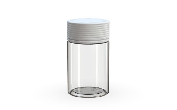Chubby Gorilla|5oz Clear Jar W/ Spiral CR White Cap - Image 2