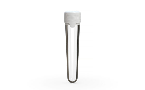 Chubby Gorilla|25x100mm Clear Tube W/ Aviator CR White Cap