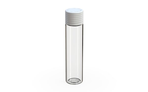 Chubby Gorilla|25x95mm Clear Tube W/ Spiral CR White Cap - Image 2