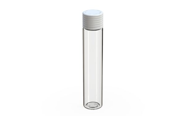 Chubby Gorilla|25x115mm Clear Tube W/ Spiral CR White Cap - Image 2