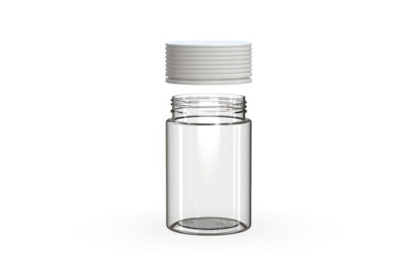 Chubby Gorilla|5oz Clear Jar W/ Spiral CR White Cap - Image 3