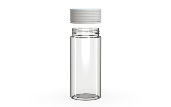 Chubby Gorilla|8oz Clear Jar W/ Spiral CR White Cap - Image 3