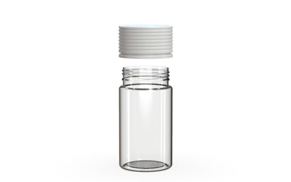 Chubby Gorilla|60mlm Clear Bottles W/ Spiral CR Black Cap - Image 3