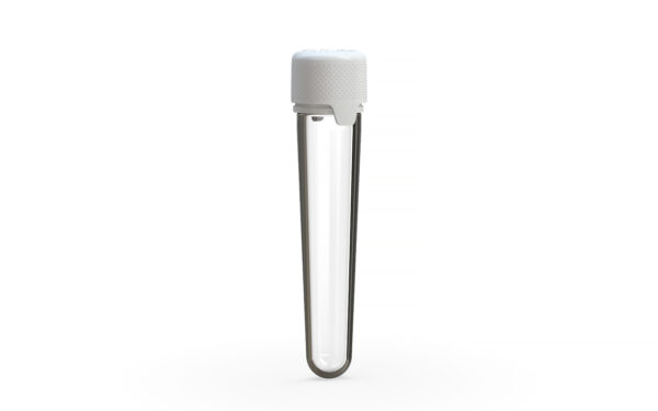 Chubby Gorilla|25x100mm Clear Tube W/ Aviator CR White Cap - Image 2