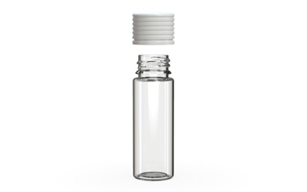 Chubby Gorilla|25x65mm Clear Tube W/ Spiral CR White Cap - Image 3