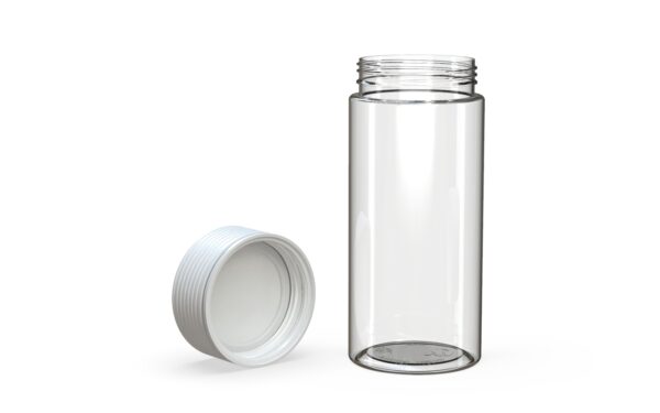 Chubby Gorilla|8oz Clear Jar W/ Spiral CR White Cap - Image 4