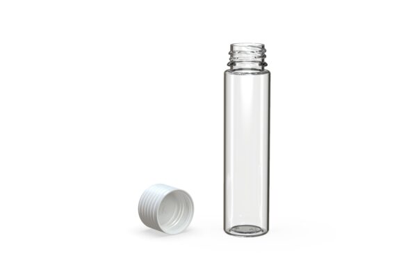 Chubby Gorilla|25x95mm Clear Tube W/ Spiral CR White Cap - Image 4