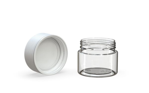 Chubby Gorilla|2oz Clear Jar W/ Spiral CR White Cap - Image 4