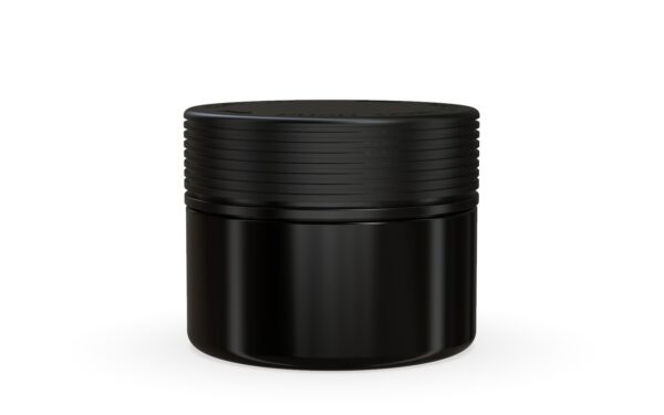 Chubby Gorilla|7.5oz Black XL Jar W/ Spiral CR Black Cap