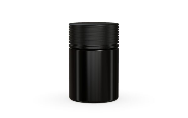 Chubby Gorilla|4oz Black Jar W/ Spiral CR Black Cap