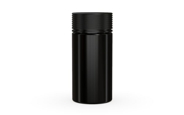 Chubby Gorilla|6oz Black Jar W/ Spiral CR Black Cap
