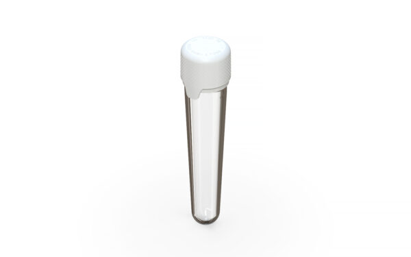 Chubby Gorilla|25x100mm Clear Tube W/ Aviator CR White Cap - Image 4
